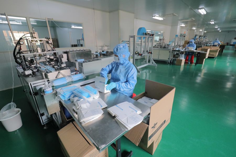 Xinyang Yihe Non-Woven Co., Ltd. สายการผลิตผู้ผลิต