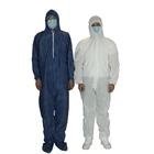 Waterproof Protection Safety Coverall With Zipper Front And Elastic Cuff