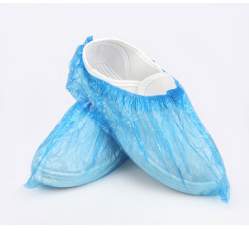 PP SMS PE CPE Material Anti-skid Or Normal Shoe Cover For Food Processing Industry