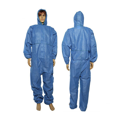 Waterproof Disposable Coverall with Elastic Ankle