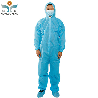 Waterproof Disposable Coverall with Elastic Ankle