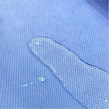 Three Layers SMS Non Woven Fabric 30gsm Fiber Web Spunbond Meltblown