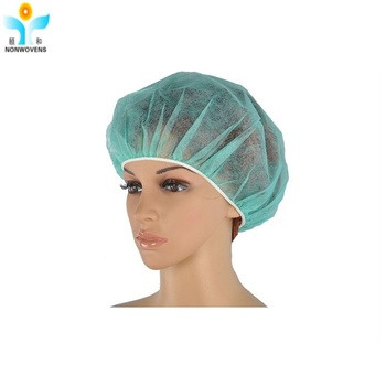 Disposable Round Doctors PP SMS Spun lace Non woven Fabric Hair Net Cap